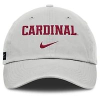 Casquette ajustable Nike grise Stanford Cardinal 2025 On-Field Gameday Club pour homme