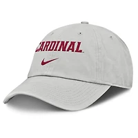 Casquette ajustable Nike grise Stanford Cardinal 2025 On-Field Gameday Club pour homme