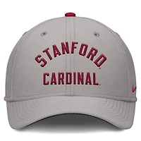 Men's Nike Gray Stanford Cardinal Rise Prep Performance Flex Hat