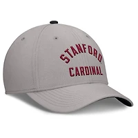 Men's Nike Gray Stanford Cardinal Rise Prep Performance Flex Hat