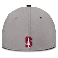 Men's Nike Gray Stanford Cardinal Rise Prep Performance Flex Hat