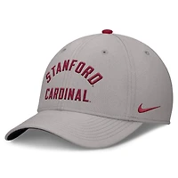 Men's Nike Gray Stanford Cardinal Rise Prep Performance Flex Hat