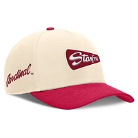 Men's Nike Natural/Cardinal Stanford Cardinal Academic Rise Dri-FIT Adjustable Hat