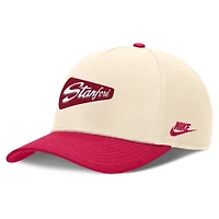 Men's Nike Natural/Cardinal Stanford Cardinal Academic Rise Dri-FIT Adjustable Hat