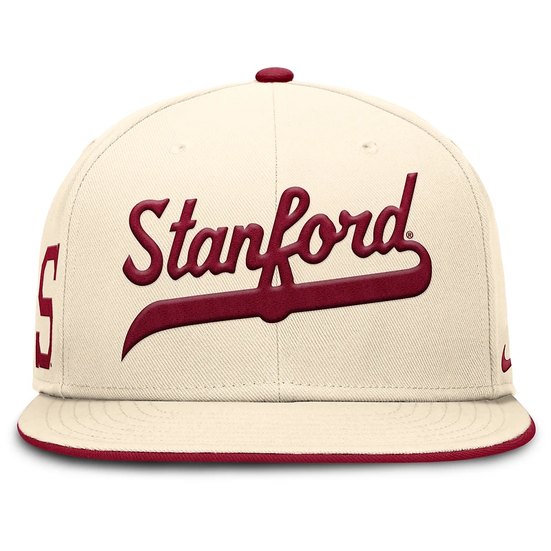 Men's Nike Natural Stanford Cardinal 2026 Primetime True Fitted Hat