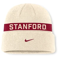 Bonnet en tricot à revers Nike Natural Stanford Cardinal Peak Primetime Utility pour homme