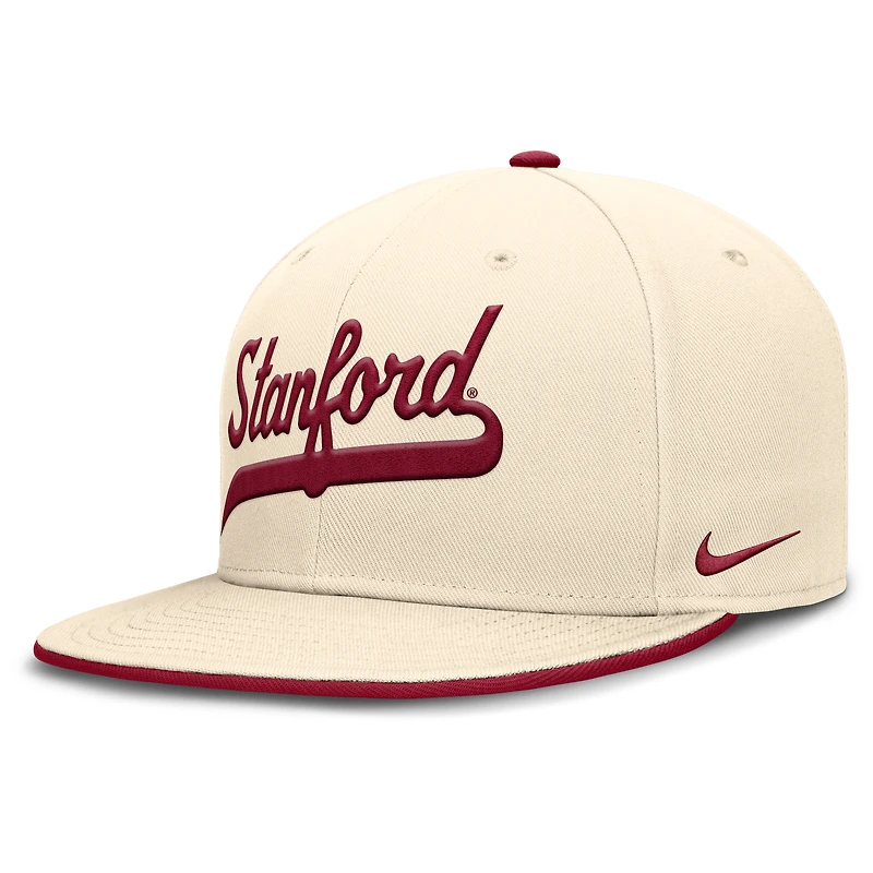 Men's Nike Natural Stanford Cardinal Primetime True Dri-FIT Fitted Hat