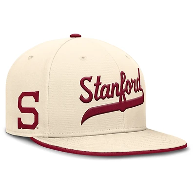 Men's Nike Natural Stanford Cardinal Primetime True Dri-FIT Fitted Hat