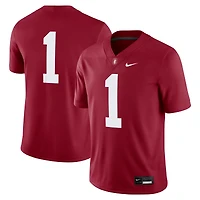 Men's Nike #1 Cardinal Stanford Game Jersey