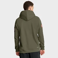 Sweat à capuche Nike Olive Stanford Cardinal 2025 Military Appreciation Standard Issue pour homme