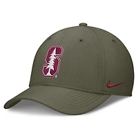 Men's Nike  Olive Stanford Cardinal Primetime SwooshFlex Dri-FIT Hat