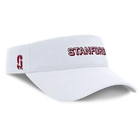 Visière ajustable Nike Stanford Cardinal 2025 pour homme, blanche, pour le jour du match, Performance Ace