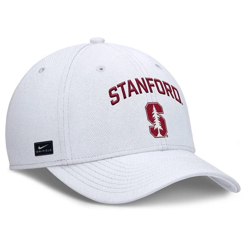 Casquette Nike Stanford Cardinal 2025 Performance Flex blanche pour homme