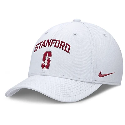 Casquette Nike Stanford Cardinal 2025 Performance Flex blanche pour homme