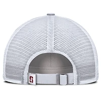 Casquette ajustable Nike Stanford Cardinal Club Campus Trucker blanche pour homme