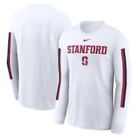 Men's Nike White Stanford Cardinal Local Spirit Slogan Long Sleeve T-Shirt
