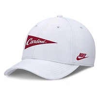 Men's Nike White Stanford Cardinal Rise Academic Dri-FIT Flex Hat