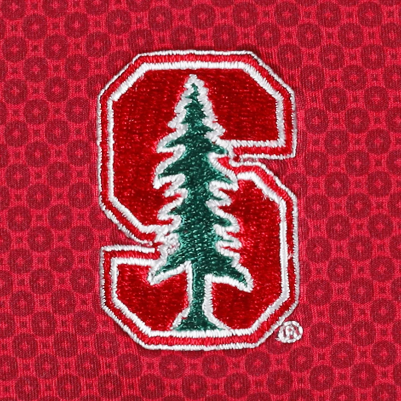 Men's Peter Millar Cardinal Stanford Dolly Performance Jersey Polo