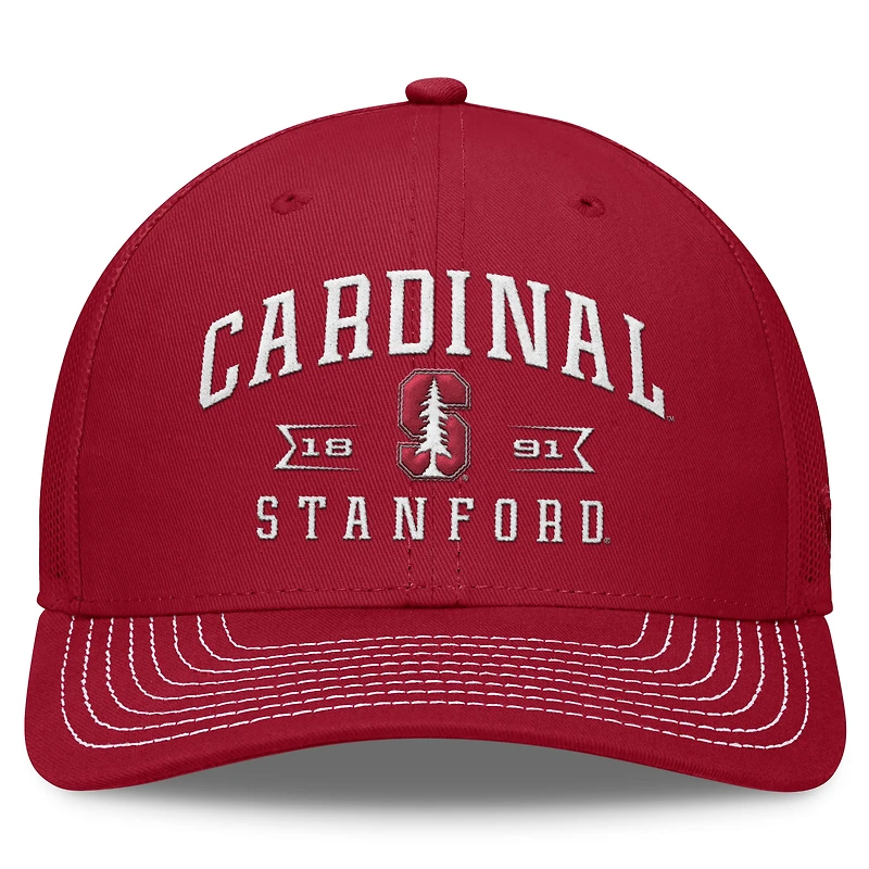 Casquette réglable Top of the World Cardinal Stanford Cardinal Carson pour hommes