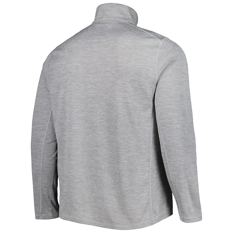 Men's Vineyard Vines Gray Stanford Cardinal Sankaty Quarter-Zip Sweatshirt