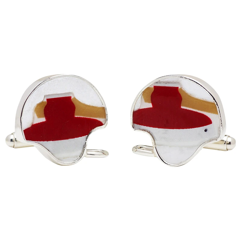 Tokens and Icons Stanford Cardinal Helmet Cufflinks