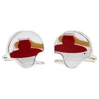 Tokens and Icons Stanford Cardinal Helmet Cufflinks