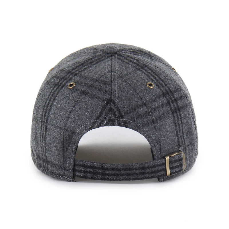Casquette unisexe ajustable Stanford Cardinal Plaid Windowpane Clean Up grise '47