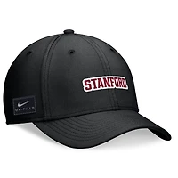 Unisex Nike Black Stanford Cardinal 2024 Sideline Rise Swoosh Flex Hat
