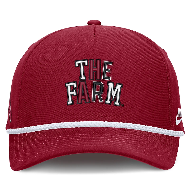 Casquette unisexe Nike Cardinal Stanford Cardinal 2026 Basketball Refresh 5-Panel Rope Rise