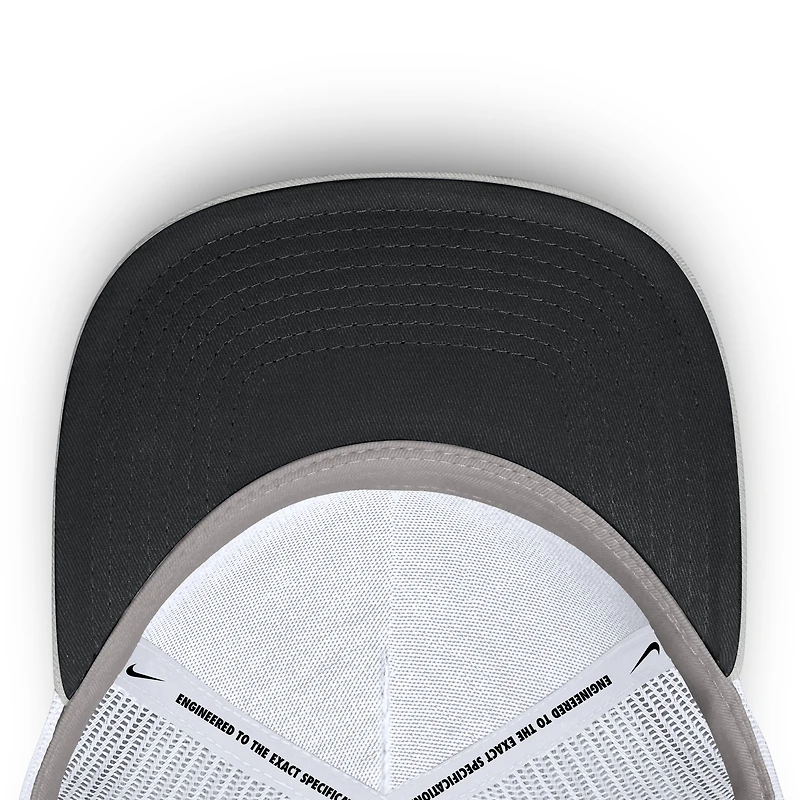 Unisex Nike Gray Stanford Cardinal 2026 Basketball Refresh 5-Panel Rise Trucker Hat