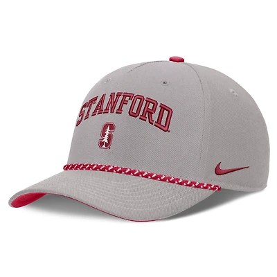 Unisex Nike Gray Stanford Cardinal Primetime Rise Rope Adjustable Hat