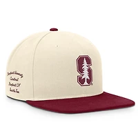 Unisex Nike  Natural/Cardinal Stanford Cardinal Campus Prep Snapback Hat