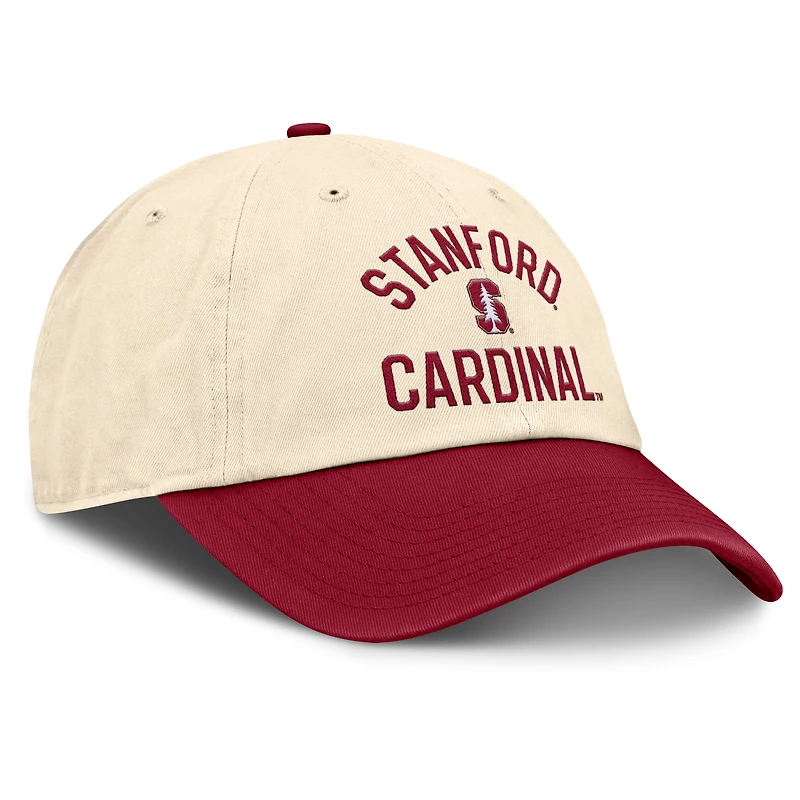 Unisex Nike Natural Stanford Cardinal 2026 Primetime Natural 2-Tone Club Adjustable Hat