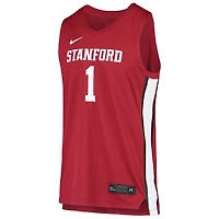 Maillot de basket-ball unisexe Nike #1 Cardinal Stanford Réplique
