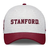 Casquette unisexe Nike blanche/Cardinal Stanford Cardinal Primetime Rise ajustable