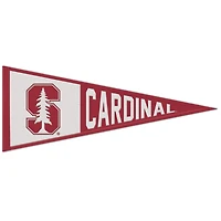 WinCraft Stanford Cardinal 13" x 32" Fanion en laine avec logo primaire