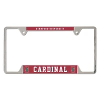 Cadre de plaque d'immatriculation en métal chromé WinCraft Stanford Cardinal