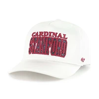 Women's '47 White Stanford Cardinal Outspoken Hitch Adjustable Hat