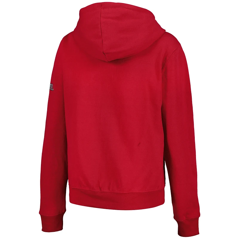 Sweat à capuche Cardinal Stanford Team Big Logo pour femme