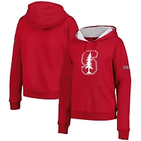 Sweat à capuche pour femme avec grand logo de l'équipe Stanford Cardinal