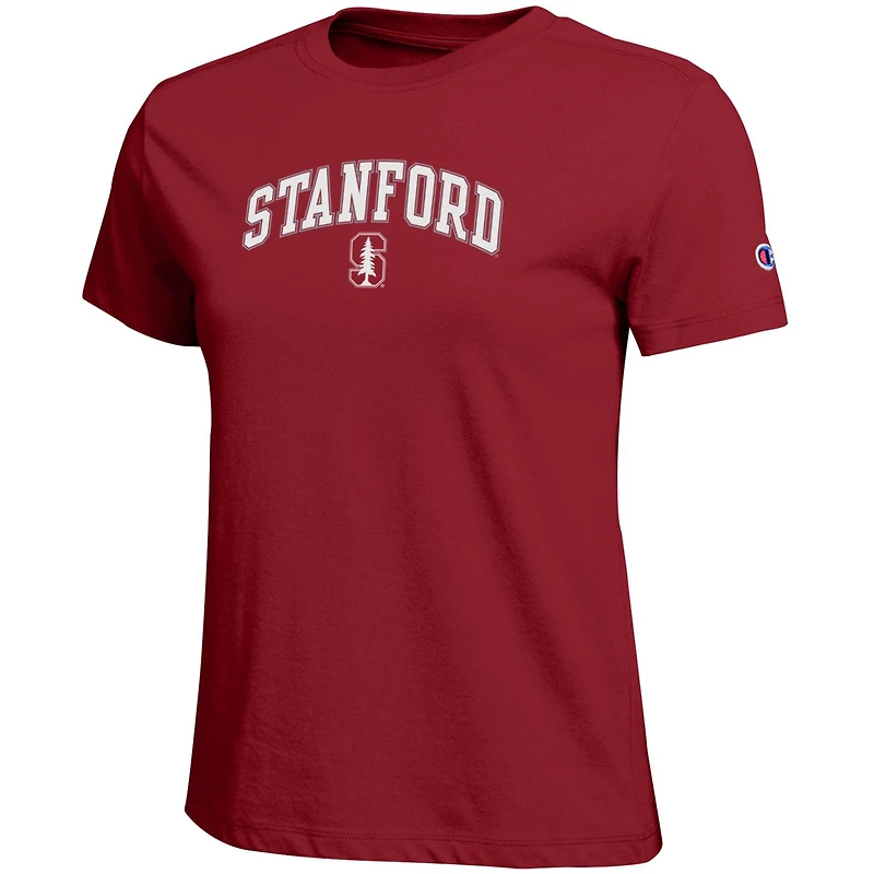 T-shirt avec logo arqué de la championne féminine Cardinal Stanford