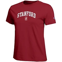 T-shirt avec logo arqué de la championne féminine Cardinal Stanford
