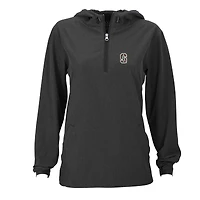Women's Charcoal Stanford Cardinal Pullover Stretch Anorak Jacket