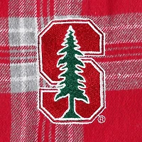 Women's Concepts Sport Cardinal/Gray Stanford Cardinal Badge T-Shirt & Flannel Pants Sleep Set