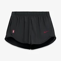 Women's Nike Black Stanford Cardinal Tempo Mid-Rise Dri-FIT Shorts