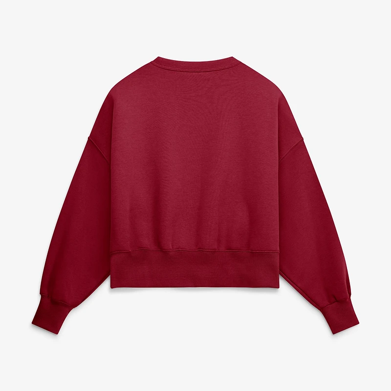 Sweat-shirt à capuche surdimensionné Nike Cardinal Stanford Phoenix Arch pour femme