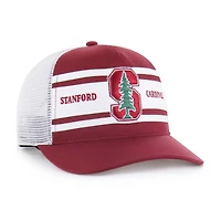 Casquette de camionneur ajustable Stanford Cardinal Super Stripe Hitch pour jeunes de 1947