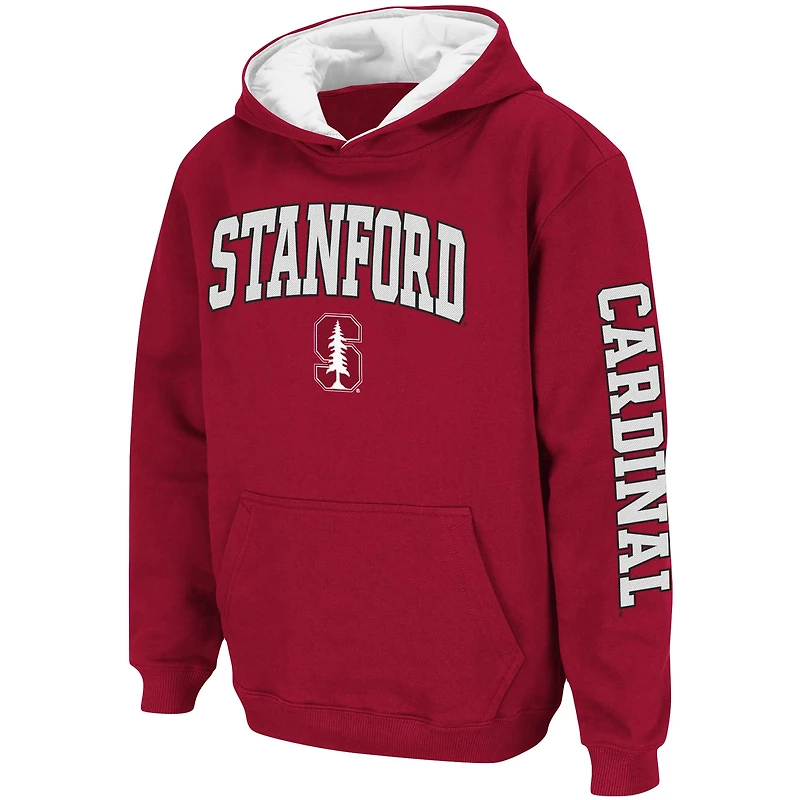 Youth Colosseum Cardinal Stanford 2-Hit Team Pullover Hoodie