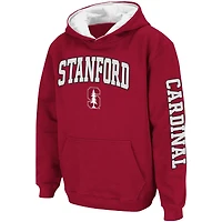 Youth Colosseum Cardinal Stanford 2-Hit Team Pullover Hoodie