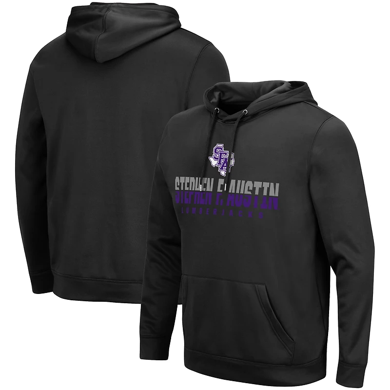 Sweat à capuche Colosseum Stephen F Austin Lumberjacks Lantern noir pour homme